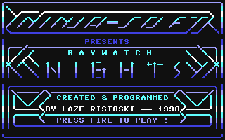 Baywatch Nights Title Screen